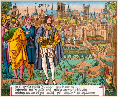 باريس ، القرن الخامس عشر ، 1870. بواسطة فرانز كيلرهوفن