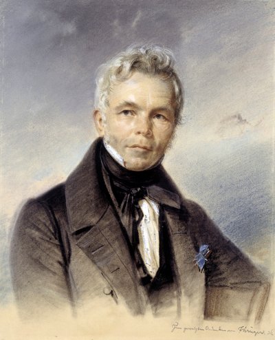 صورة لكارل فريدريش شينكل (1781-1841) ، رسام ومهندس بروسي - بواسطة كروجر ، فرانز (1797-1857) بواسطة فرانز كروجر