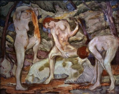 الحمامات - 1910 - O - L - 106 × 141 بواسطة فرانز مارك