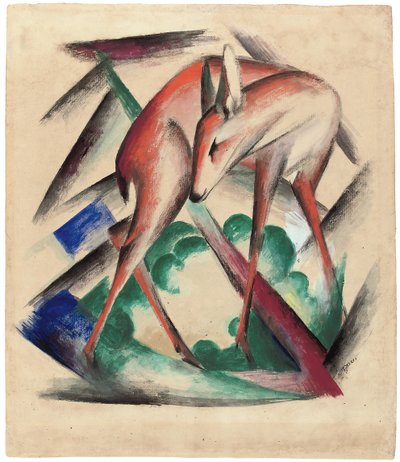 الغزلان ، 1912 بواسطة فرانز مارك