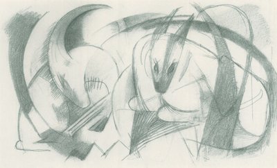 فرانز مارك - كراسة الرسم من الميدان - الورقة 13 بواسطة فرانز مارك