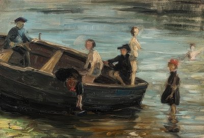 أطفال في القارب. 1903 بواسطة فرانز مارك