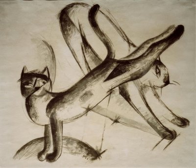 لعب القطط بواسطة فرانز مارك