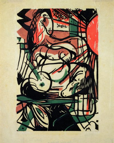 ولادة الحصان ، 1913 بواسطة Franz Marc