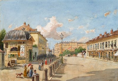 خط مارياهيلفر في فيينا بواسطة فرانز راينولد