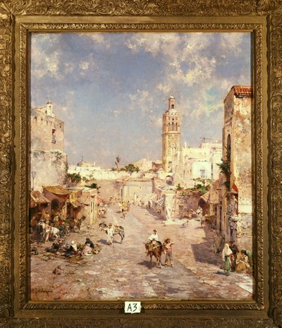 شخصيات في بلدة مغاربية بواسطة فرانز ريتشارد أونتربيرجر