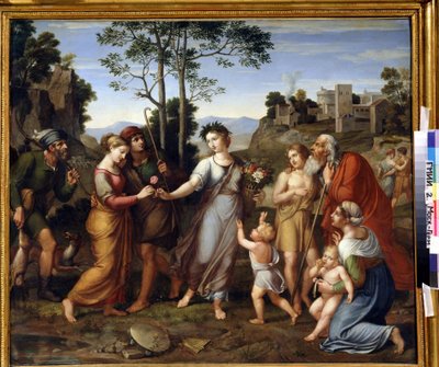 الفتاة من الخارج. الفتاة من الأجزاء الأجنبية. لوحة (فريدريش) فرانز ريبنهاوزن (1786-1831). الفن الألماني ، النمط الرومانسي. زيت على قماش. متحف بوشكين ، موسكو. بواسطة فرانز ريبنهاوزن