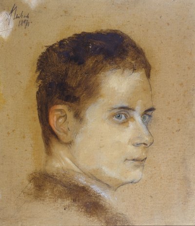 ماكسيميليان هاردن (1861-1927) (الغواش والطباشير على الورق) بواسطة فرانز سيراف فون لينباخ