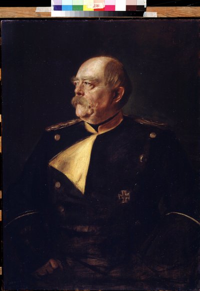 صورة المستشار أوتو فون بسمارك (1815-1898) بالزي العسكري. لوحة لفرانز فون لينباخ (1836-1904). متحف بوشكين للفنون الجميلة ، موسكو. بواسطة فرانز سيراف فون لينباخ
