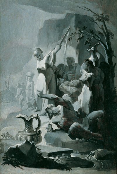 نافورة معجزة موسى بواسطة فرانز سيغريست الأصغر أ.