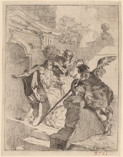 توبياس يشفي أبيه بواسطة فرانز سيغريست الأكبر