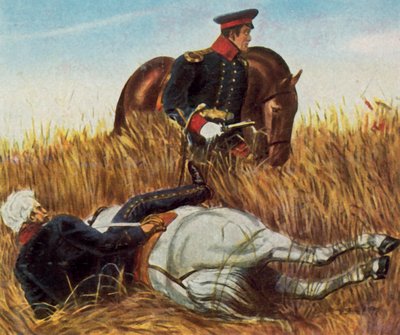 بلوخر في معركة لينييه بواسطة فرانز ستاسين