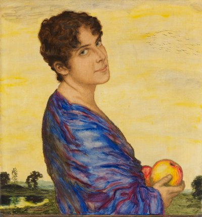 صورة لزوجة الفنان ، ج. 1914. بواسطة فرانز ستوك ريتر فون