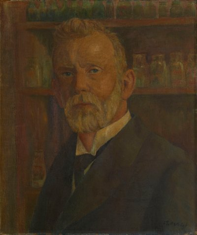 صورة لبول إرليخ 1854-1915 ، ج. 1920. بواسطة فرانز فيلهلم فويجت