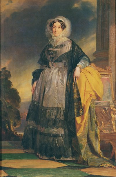 صورة لأديلايد أورليان (1777-1848) ، مادموزيل دي شارتر ، المعروفة باسم مدام أديلايد بواسطة فرانز كزافييه وينترهالتر