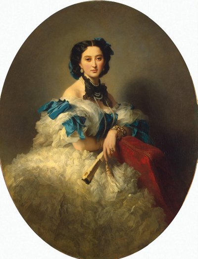 صورة للكونتيسة فارفارا موسينا بوشكينا بعد عام 1857 بواسطة فرانز كزافييه وينترهالتر