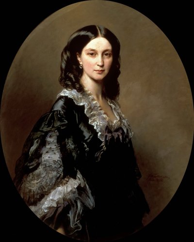 صورة لدوقة إليزافيتا ألكسندروفنا باراتينسكايا ، الأميرة تشرنيشيفا 1826-1902 ، 1858 بواسطة فرانز كزافييه وينترهالتر