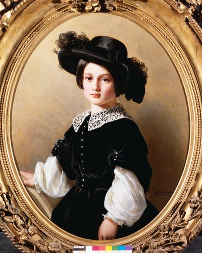 صورة لفتاة صغيرة ، 1850 بواسطة فرانز كزافييه وينترهالتر