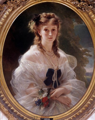 صورة لدوقة مورني ، الأميرة تروبست كوي (أو تروبيزتكوي). لوحة لفرانز زافير وينترهالتر (1806-1873) بواسطة فرانز كزافييه وينترهالتر