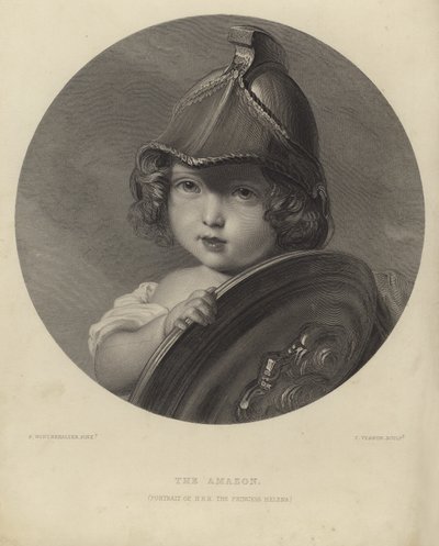 الأميرة هيلينا مثل الأمازون بواسطة Franz Xaver Winterhalter