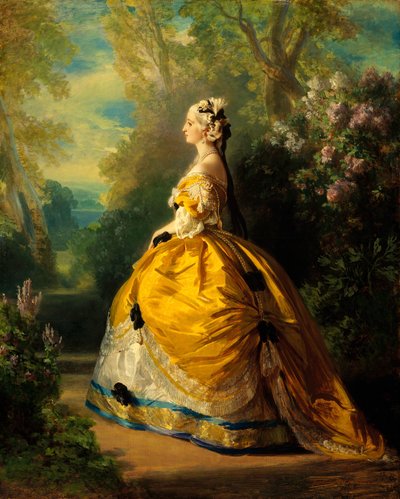 الإمبراطورة أوجيني أوجيني دي مونتيجو ، 1826-1920 ، كونديسا دي تيبا ، 1854. بواسطة فرانز كزافييه وينترهالتر