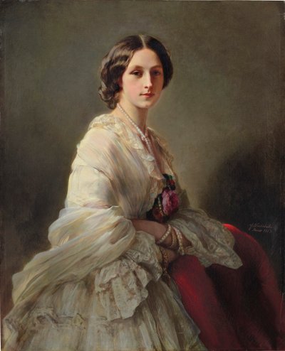 صورة للكونتيسة إيلينا إيفانوفنا أورلوفا-دينيسوفا ، نيي تشيرتكوفا 1830-1891 ، 1853. بواسطة فرانز كزافييه وينترهالتر