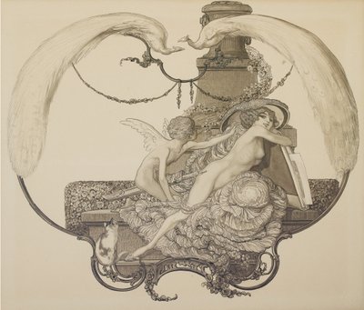 تصميم لوحة كتب بواسطة فرانز فون بايروس