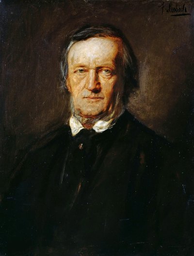 صورة ريتشارد فاجنر 1813-1883. بواسطة فرانز فون لينباخ