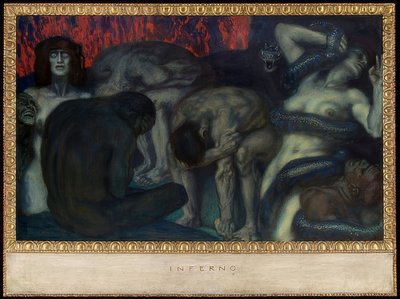الجحيم. 1908 بواسطة فرانز فون ستاك