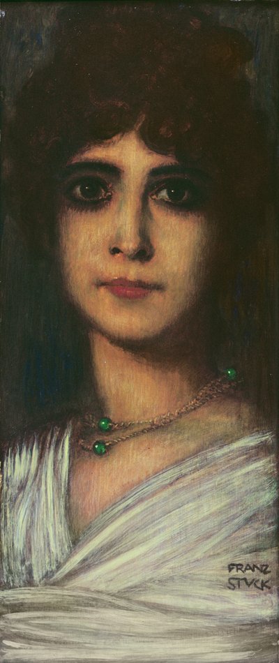 صورة لامرأة (زيت) بواسطة Franz von Stuck