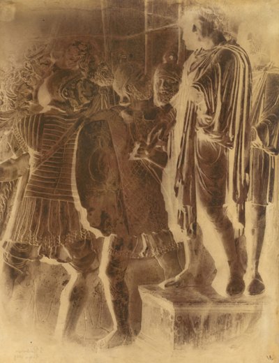 الإغاثة الأساسية من قوس قسطنطين ، روما ، 1849. بواسطة فريديريك فلاشيرون