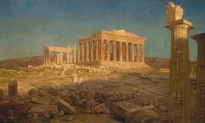 البارثينون. 1871 بواسطة كنيسة فريدريك إدوين