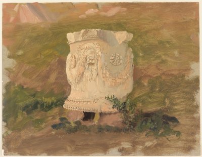 رسم، أثينا، منحوتة في مسرح ديونيسوس، أبريل 1869 بواسطة كنيسة فريدريك إدوين