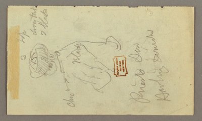 رسم، صبي بعمامة، ربما عام 1868 بواسطة كنيسة فريدريك إدوين