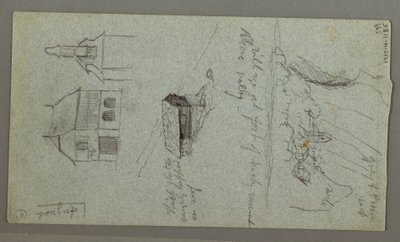 رسم، شلال، على الأرجح كونيغسي، بافاريا، 1868 بواسطة كنيسة فريدريك إدوين