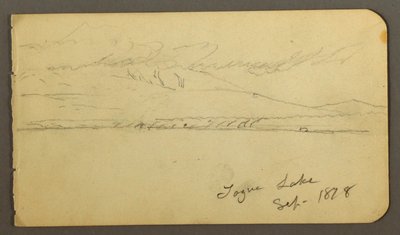رسم، جبل كاتاهدين المغطى بالغيوم، 1878 بواسطة كنيسة فريدريك إدوين