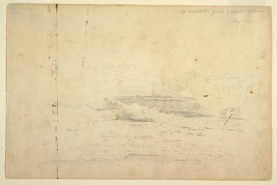 رسم، دراسات السحب، أغسطس 1844 بواسطة كنيسة فريدريك إدوين