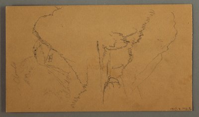 رسم، غيوم فوق قمم الجبال، ربما عام 1868 بواسطة كنيسة فريدريك إدوين