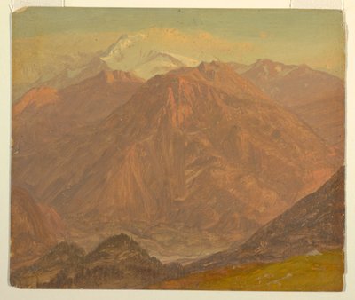 الرسم، كولومبيا أو الإكوادور، الجبال، 1853 أو 1857 بواسطة كنيسة فريدريك إدوين
