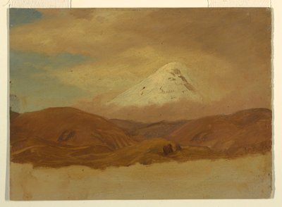 رسم، الإكوادور، جبل تشيمبورازو، 1853 بواسطة كنيسة فريدريك إدوين