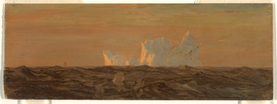 رسم، الجبال الجليدية، يونيو أو يوليو 1859 بواسطة كنيسة فريدريك إدوين