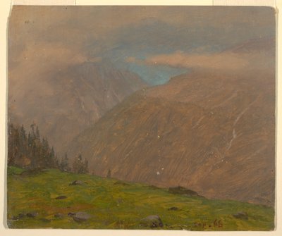 رسم، جبال الألب الإيطالية، سبتمبر 1868 بواسطة كنيسة فريدريك إدوين