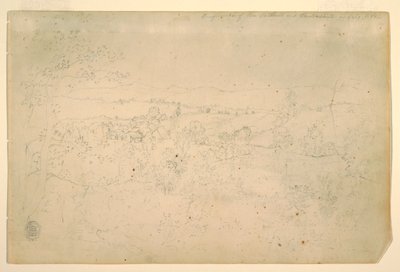 رسم، منظر طبيعي، يوليو 1844 بواسطة كنيسة فريدريك إدوين