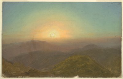 رسم، منظر طبيعي صباحي، 1865 بواسطة كنيسة فريدريك إدوين