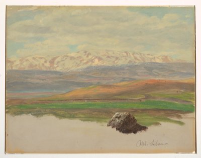 رسم، جبل لبنان، مايو 1868، جبل لبنان، مايو 1868 بواسطة كنيسة فريدريك إدوين