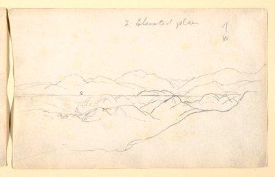 رسم، مناظر طبيعية جبلية، كولومبيا، 1853 بواسطة كنيسة فريدريك إدوين