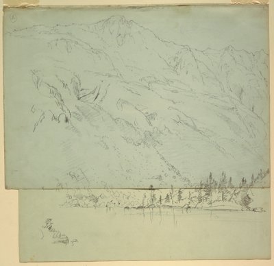 رسم، جبل. كاتاهدين، مين، 1870-1878 بواسطة كنيسة فريدريك إدوين