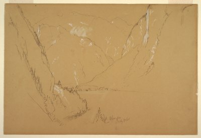 رسم، "أوبرسي"، بالقرب من بيرشتسغاردن، بافاريا، 17 يوليو 1868 بواسطة كنيسة فريدريك إدوين
