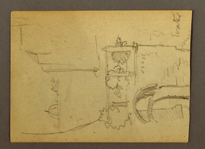 رسم، بيلازو فوق الماء، ربما 1868-1869 بواسطة كنيسة فريدريك إدوين