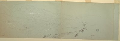 رسم، اسكتشات تخطيطية، بلوكسبيرج، جامايكا، 1865 بواسطة كنيسة فريدريك إدوين